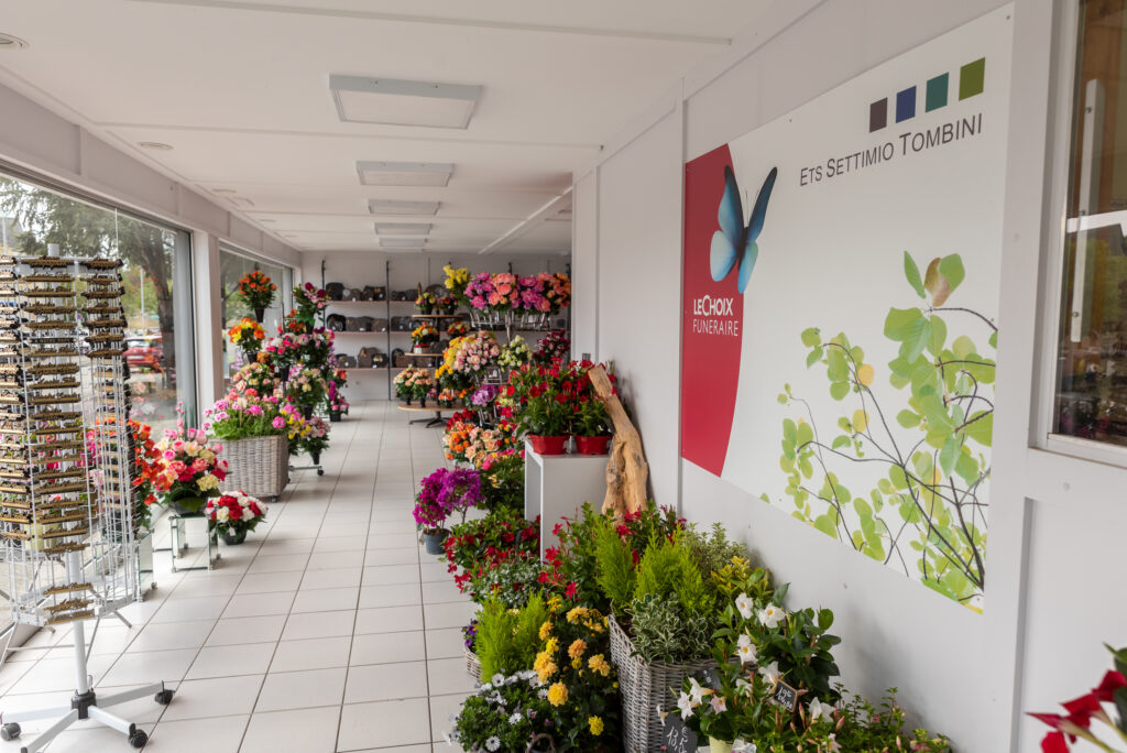 boutique floral avec bouquets differentes